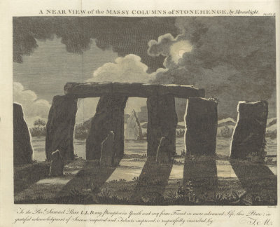 A monograph of Stonehenge columns from 1806